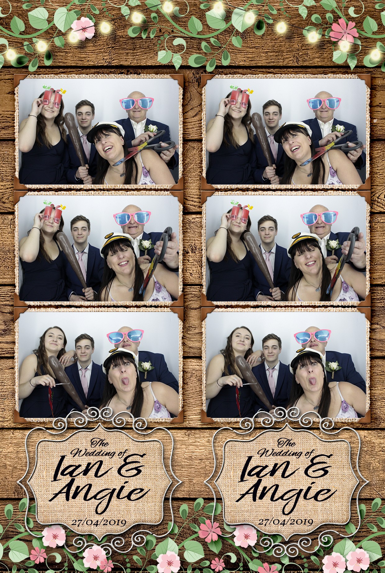 Ian & Angie’s wedding  | View more photos from the event at gallery.myphotoboothexperience.co.uk/u/MyPhotoBoothExperienceLtd/Ian-Angie’s-wedding